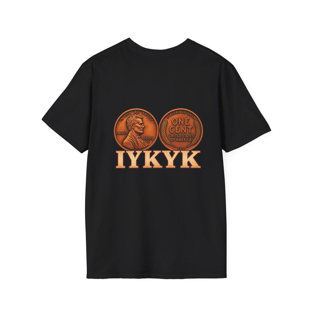 1909-S VDB Lincoln Wheat Penny IYKYK T-Shirt | Coin Collector Gift