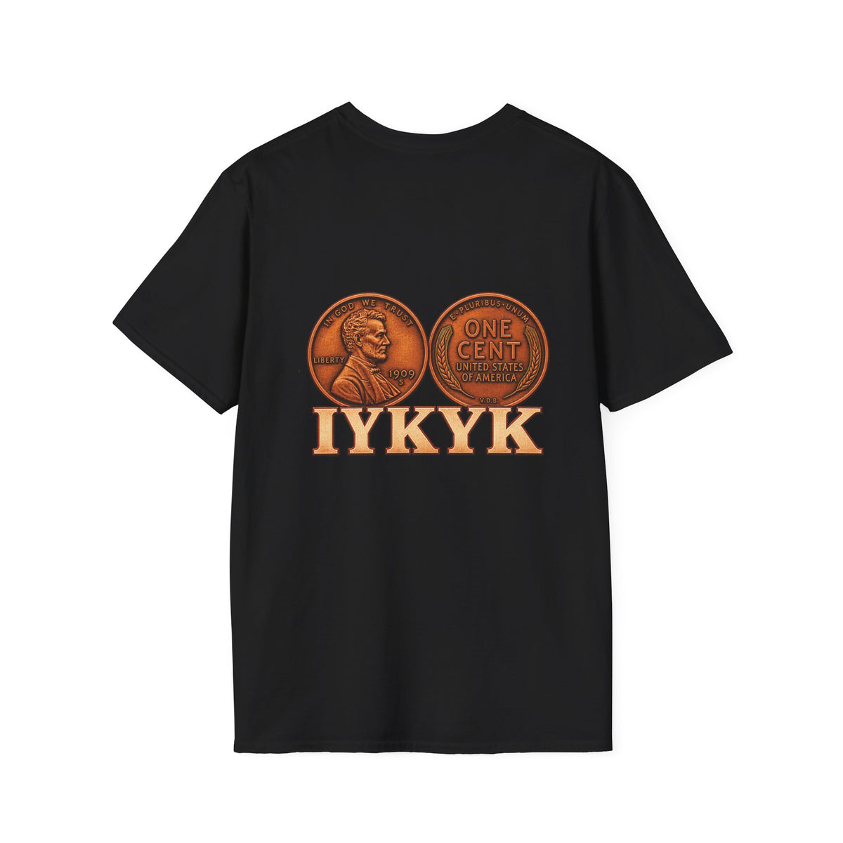 1909-S VDB Lincoln Wheat Penny IYKYK T-Shirt | Coin Collector Gift
