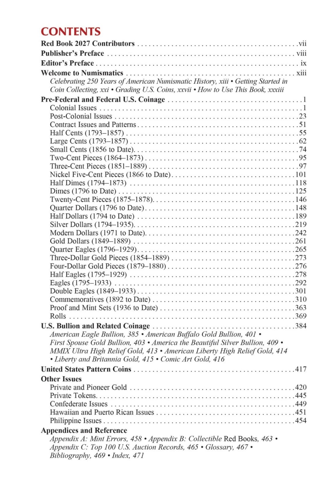2027 Red Book Price Guide of United States Coins, Spiral