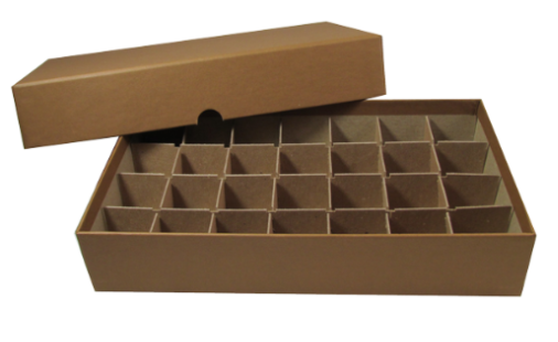 Half-Dollar Tube Box - Holds 28 Tubes