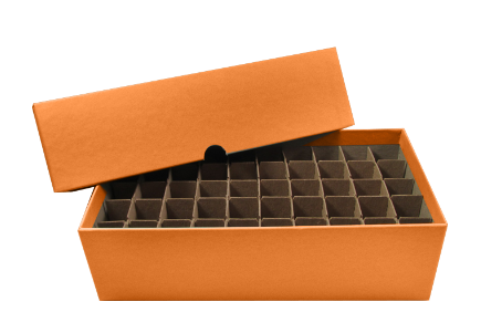 Quarter Tube Boxes - Holds 50 Tubes