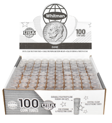 Round Coin Tube-Dime - each
