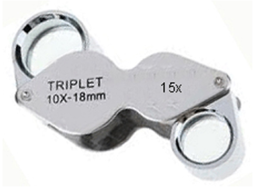 10x & 15x Twin Lens Triplet Loupe